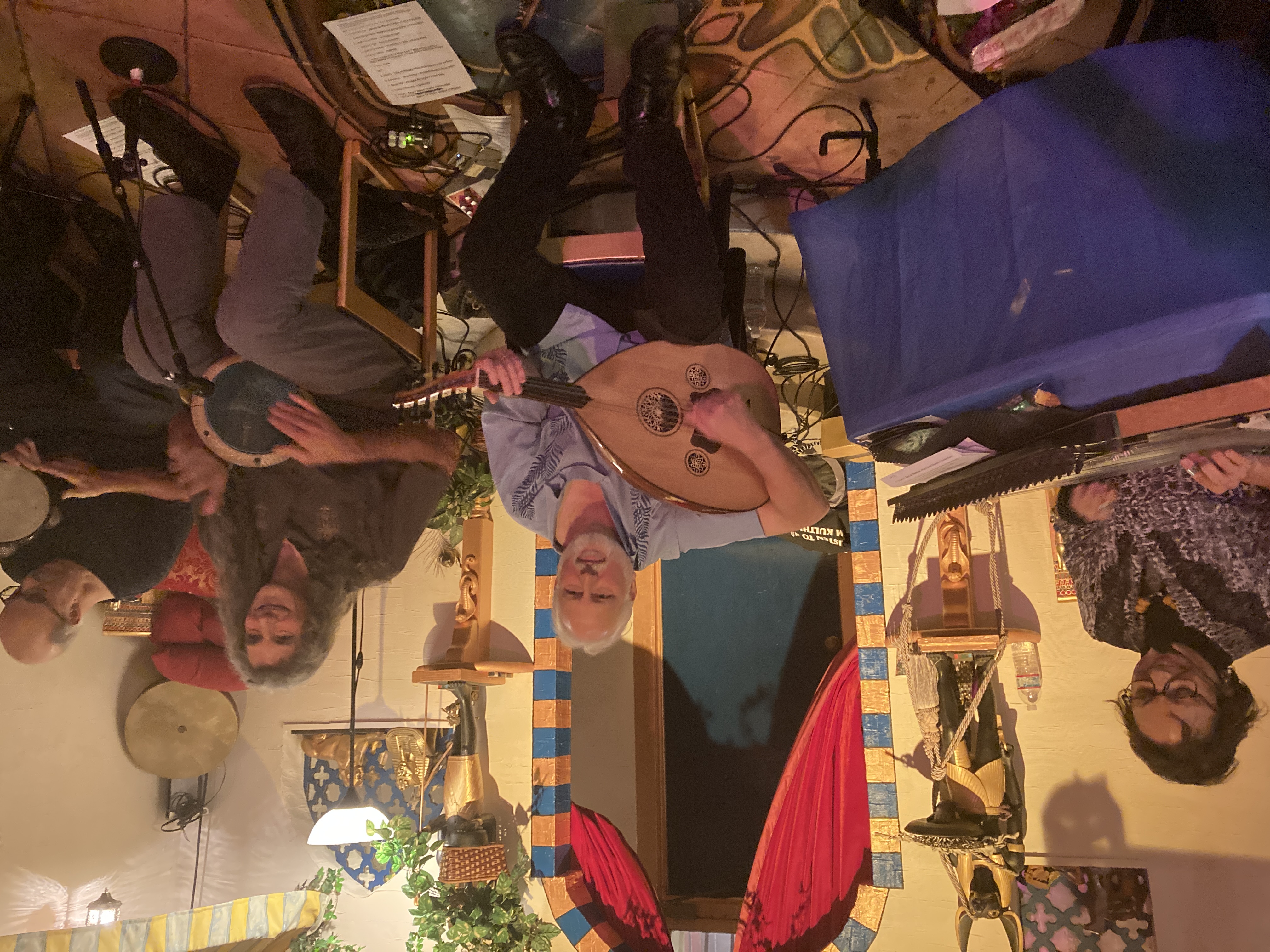 Al 'Azifoon (The Musicians:  Yosifah Rose Craver, Nathan Craver, Tim Bolling, Paul Ohanesian, picture dated 11/19/2023, Al Masri Restaurant, San Francisco, California)